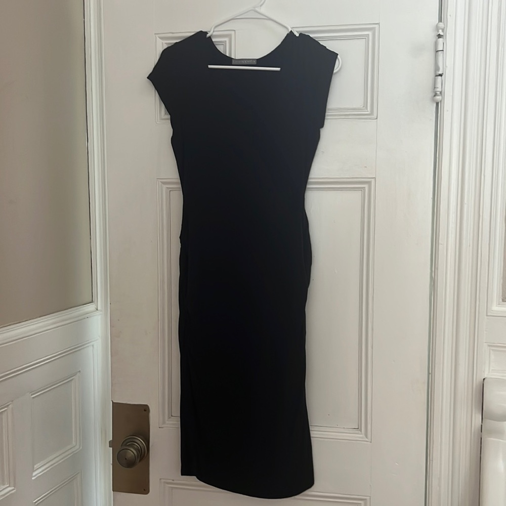 Black maternity dress